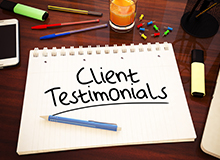 Client Testimonials Web Agency